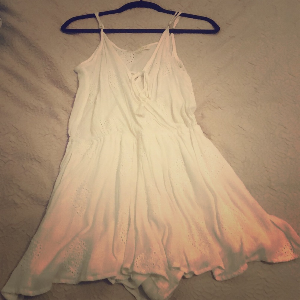 White lace romper